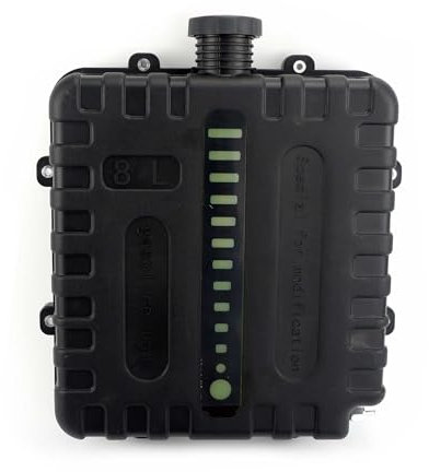 8L Luft-Diesel-Heizung, Kraftstofftank, Oi-Benzin-Aufbewahrung mit Deckel for Auto, LKW, Wohnmobil, Wohnwagen, robuster Hartplastik, schwarz
