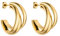 PURELEI® Cascade Ohrringe (Gold) – Damenohrringe aus langlebigem Edelstahl – Wasserfeste Ohrringe Damen – 2,0 cm Durchmesser – Modeschmuck für deinen individuellen Look