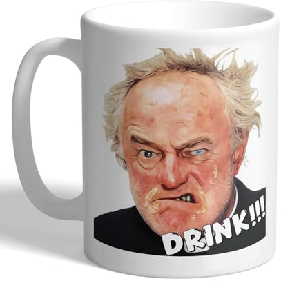 I Love Mugs - Father Jack - Drink!!! - Funny Ted Tv Mug, Ceramic, 11fl.oz.