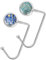 Czzmy 2X Gancho de Bolso para Mesa,Colgadores portátiles para Escritorio,Clips de Agarre para Colgar de Seguridad Mochila, Hogar, Escuela, Oficina, Decoración(2-Van Gogh)