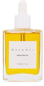 MASQMAI Rose Gold Oil, olio viso naturale al 100%, idrata e previene l'invecchiamento della pelle, per pelli secche e fasciate, 50 ml
