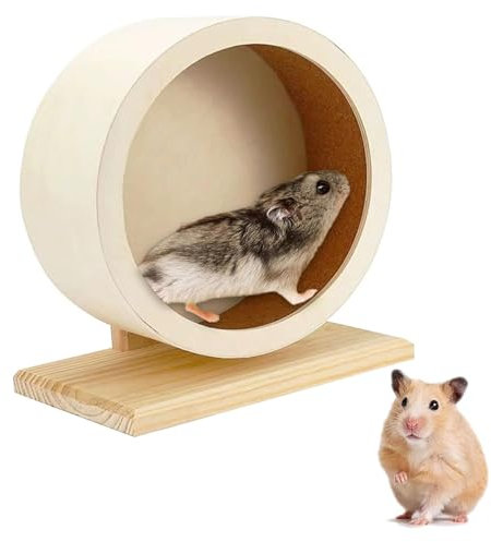 Tkxjry 15cm Leise Laufrad für Hamster, Rennmäuse, Mäuse und Chinchillas