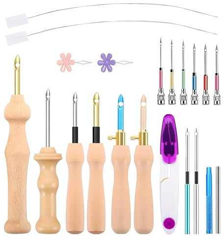 21Pcs Punch Needle Kits