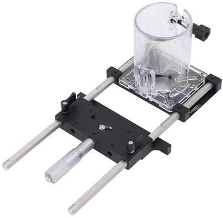 Xolsurg router flaging jig in lega di alluminio 0,01 mm Precisione da 0 a 18 mm gamma da 65 mm router jig per progetti di lavorazione del legno
