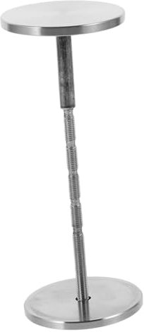 SHINEOFI Door Hole Cover Plate and Deadbolt Cover Plate 50mm Steel Silver Keyhole Blocker for Home Security Metal for Exterior and