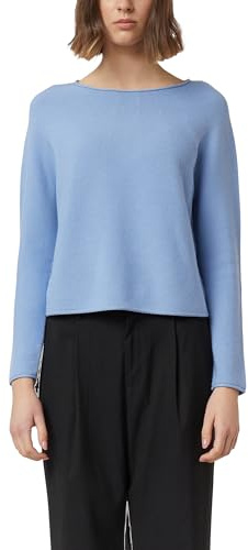 COMMA Strukturierter Strickpullover mit Rollsaum