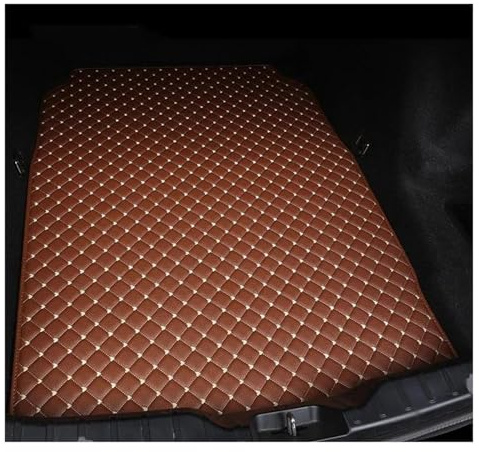 Alfombrilla Bandeja Maletero Alfombrilla Maletero para Mercedes para Benz Clase C W204 W205 W206 Accesorios Interiores(Marrón)