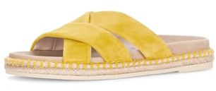Gabor Damen Pantoletten, Frauen Clogs, Pantoletten,schwarz,Glitzer,blau,Rolling-Soft,Sensitive,Basic,Derby,Silber,rosa,f,Dark Sole,38 EU / 5 UK