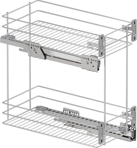 VS SUB Rack Unterschrankauszug Classic KB 400 mm Silber