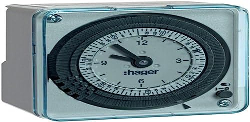 Hager EH771 Wochen-Zeitschaltuhr 220 V-50 Hz mit Reserve 200h