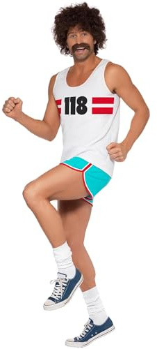 Smiffy's Adult Men's 118118 Male Runner Costume
