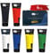 Artina Crylic 6x 120 ml Acrylfarben Set (720ml) - 6 Farben hochwertige Primärfarben Acryl Farben Set - Acrylfarbe für Hobby-Künstler & Profis, Malfarbe für Leinwand, Holz, Steine etc.