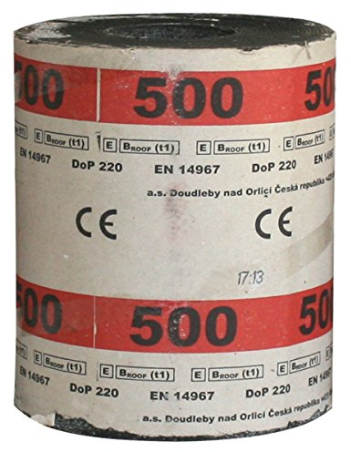 10 Meter Bitumen-Mauersperrbahn R 500 besandet mit 24 cm Breite