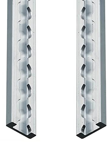 2x Airlineschiene Vierkantprofil - Eckprofil Light - 1,5 Meter