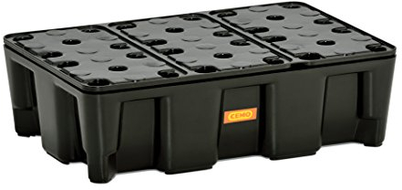 PE-Kleingebindewanne 25HD mit PE-Rost