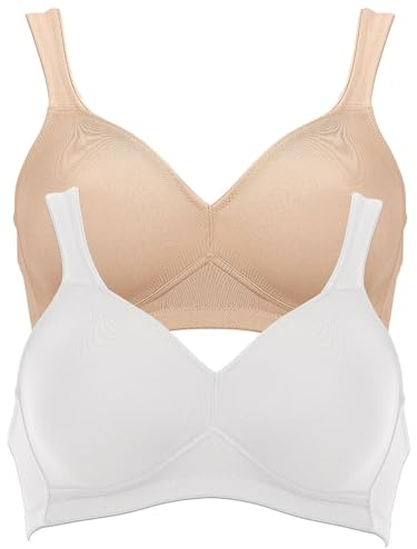 Anita 2er Sparpack BH ohne Bügel Twin 5493 Gr. 70D in 1xskin 1xweiß