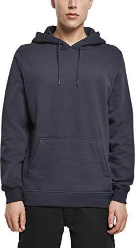 Build Your Brand Herren Kapuzenpullover Heavy Hoody, lässiger Hoodie für Männer, 4XL, navy