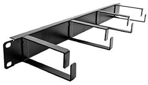 1U 19 Cable Management Panel W/Rings (Universal) (W/4 Rings 10cm)