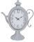 Hometime Metal Teapot Clock Grey - 31.5 x 27.5 x 12 cm