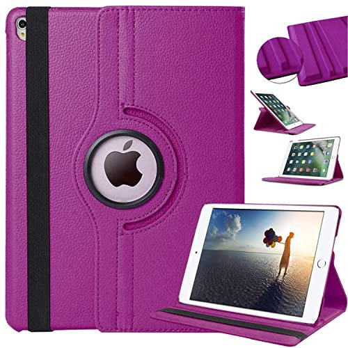 Funda para iPad 5th Gen / 6th Gen/Air 2 - Funda giratoria 360° - Púrpura