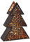 Windlicht Tannenbaum - schwarz 250/190 mm (1 Stück)