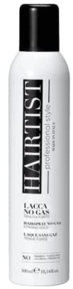 Hairtist Eco No Gas, Haarspray auf Basis von Aloe Vera und The Grün, starker Halt, fixiert die Frisur, ohne das Haar zu beschweren, langanhaltende Kontrolle, 300 ml