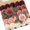 Floroom Künstliche Blumen, 25 Stück, echt aussehend, burgunderrot, Ombré-Farben, Schaumstoff, künstliche Rosen mit Stielen für DIY, Hochzeitssträuße, Brautparty, Partytische, Heimdekorationen