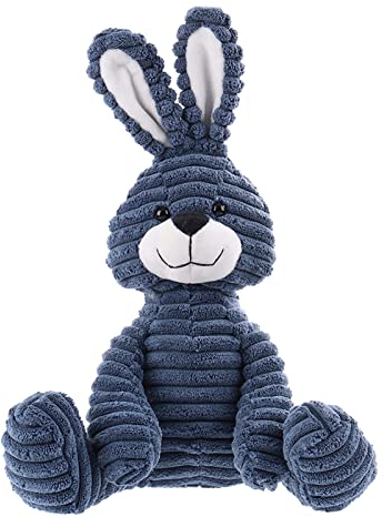 Apricot Lamb – Kuscheltier Navy blau Hase 23cm – Plüsch Spielzeug – Flauschiger Stofftier zum Spielen, Geschenk & Kuscheln – Gemütliches Schmusetier – Cord Kaninchen