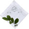 Servietten, Stoffservietten, Stoffservietten Bestickt mit Monogramm, Servietten Bestickt, Servietten mit Monogramm (Grau)