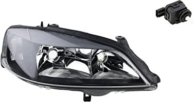 Johns, Scheinwerfer schwarz Front passend für Opel Astra G 98-05 Rechts m. Stellmotor