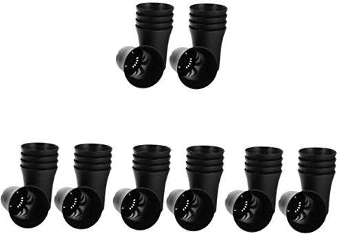 Happyyami 40 Piezas Maceta Macetero Al Aire Jardinera De Granja Macetero Alto Jardineras Blancas Maceteros De Alféizar De Ventana Contenedores De Plástico Bonsái El Plastico Exterior