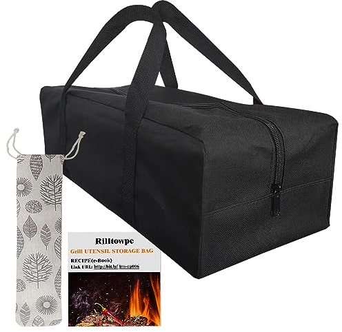 Grill-Aufbewahrungstasche, Outdoor-Grill-Grilltasche, Grill-Werkzeugaufbewahrung, Grill-Werkzeugtasche, Grill-Aufbewahrungstasche, Camping, Wandern, Grillen, Grilltasche