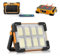 Dancingboar 30W Projecteur LED Rechargeable,Projecteur LED Chantier Portable Solaire & Batterie Rechargeable,4 Modes 5400mAh Lampe de Travail Pour Camping, Chantier, Garage, Atelier
