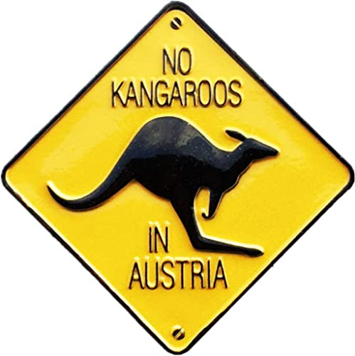 No Kangaroos in Austria Austria Kühlschrankmagnet Kühlschrankmagnet Deko Magnet Aufkleber Souvenir Harz Basteln