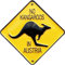 No Kangaroos in Austria Austria Kühlschrankmagnet Kühlschrankmagnet Deko Magnet Aufkleber Souvenir Harz Basteln