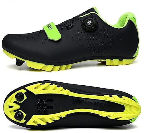 Hixingo Fahrradschuhe Herren Damen MTB Radsportschuhe Mountainbike Schuhe Sneaker Atmungsaktive Outdoor-Radschuhe Fahrrad Spin MTB Schuhe