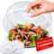 Pack 2 Unidades - Tapa para Microondas con Salida de Vapor, Accesorios Microondas para Tapar Comida, Microondas Pequeños y Grandes de Plástico 0% BPA