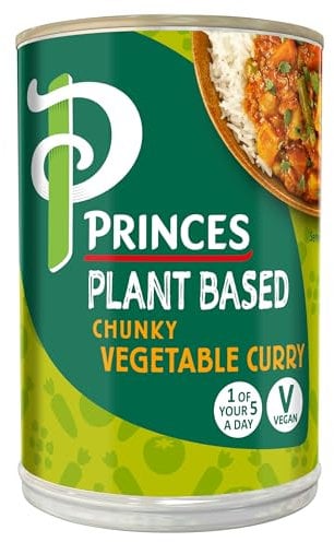 Princes Plant Based Chunky Vegetable Curry 392 g (Pack of 6)