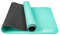 BESTIF Yogamatte rutschfest TPE 4mm Fitnessmatte Gymnastikmatte schadstofffrei Yoga Pilates Fitness 183 x 61 x 0,4cm (Türkis-Grau, 183 x 61 x 0,4 cm)