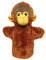 EcoBuddiez Hand Puppet - Orang-Utan von Deluxebase. AFFE Plüsch Handpuppen für Kinder. Eco-Friendly Tier Spielzeug Puppe für Pretend Play und Kinder Geschenke.