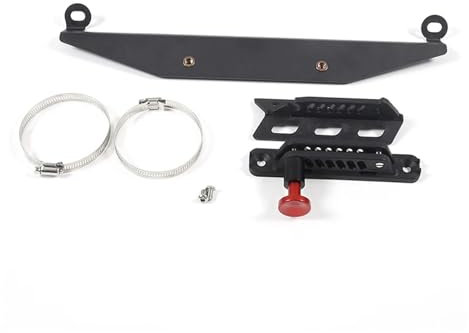 ewgrkba Compatibile con Pilot 2015-2022 Lega di Alluminio Nero Sedile passeggero Auto Staffa estintore Accessori Interni Auto