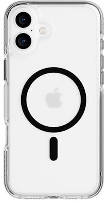Tech21 EvoCrystal for iPhone 16 Pro Compatible with MagSafe - Impact Protection Case 15x Military Standard Tested - in Black
