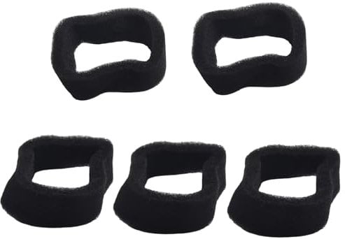 5 pezzi di ricambio per filtro dell'aria per tagliaerba decespugliatore, 50 mm x 43 mm spugna filtro di ricambio