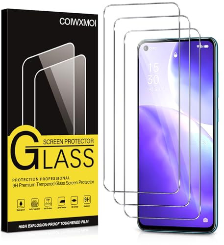 Coiwxmoi 2 Piezas Protector Pantalla para OPPO Find X3 Lite 6.43,Cristal Templado, Dureza 9H, Ultra Transparente, Anti Arañazos, Sin Burbujas,Ultra Resistente, Clear