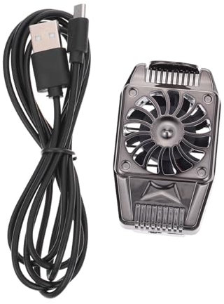 Housoutil Dispositivo Di Raffreddamento Per Telefono Cellulare Smartphone Mini Ventilatore Piastra Di Raffreddamento Batteria Luci Alimentazione Interna CPU Dispositivo