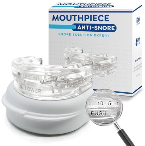 Orthese Anti Ronflement,Goutiere Dent Bruxisme,Gouttière Anti Ronflement,Efficace Puissant Adapté Aux Hommes et Aux Femmes Ronflent,Anti-ronflements réglables en silicone anti-ronflement