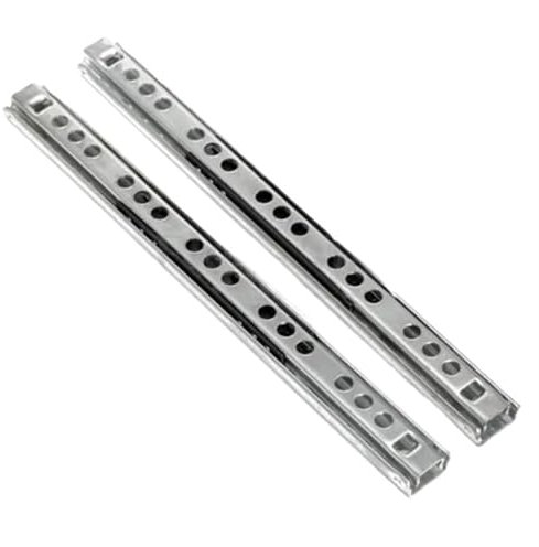 Riel deslizante con cojinetes rodantes para cajone Juego completo de 2 rieles deslizantes for cajones de muebles, accesorios for gabinetes de cocina, guías telescópicas(10 inch)