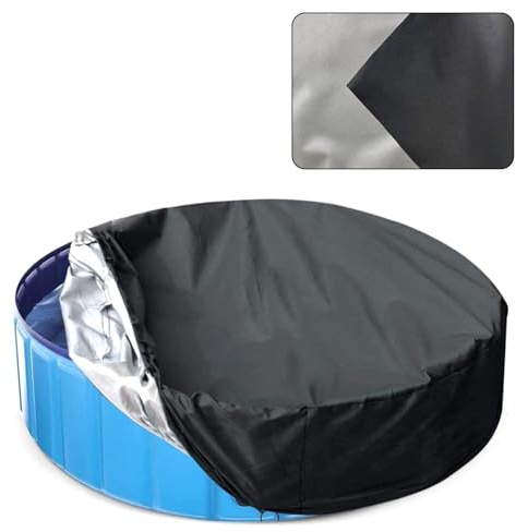 Bâche de piscine ronde de 3 m - Fermeture étanche à la poussière et au vent - Filet de protection de rechange pour piscine