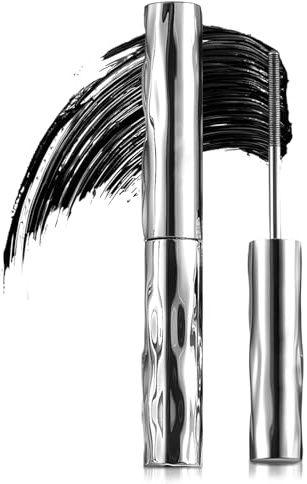 3D Metal Eye Mascara, 2026 Neu Wasserfest Wimperntusche mit Metallbürste, 3D Curling Eyelash MetallWimperntusche Mascara Schwarz Schnell Trocknen und Anti Reibung (1)