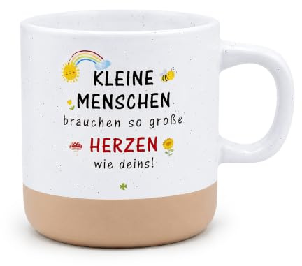 Erzieherin Geschenk Tasse, Geschenk Lehrerin, Abschiedsgeschenk Erzieherin, Abschiedsgeschenk für Erzieher zum Kindergarten,Dankeschön-Geschenk mit Spruch